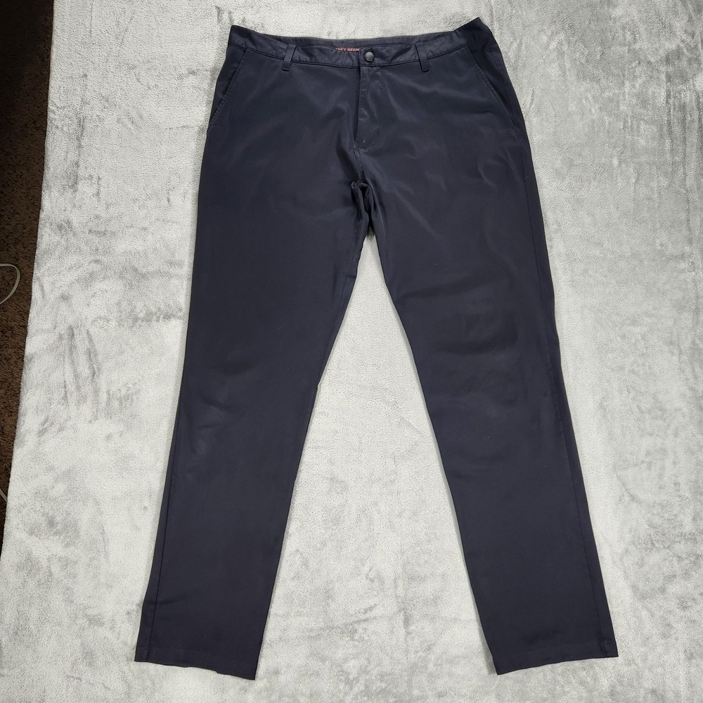 Rhone Pants Mens 38 Navy Blue Performance Dress Chino Slim Fit‎ Golf Travel